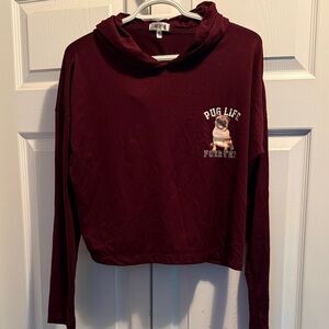 Ardene Deep Red Hoodie
